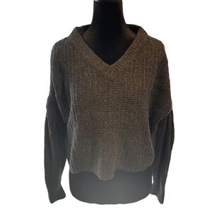 Madewell gray chunky sweater size small